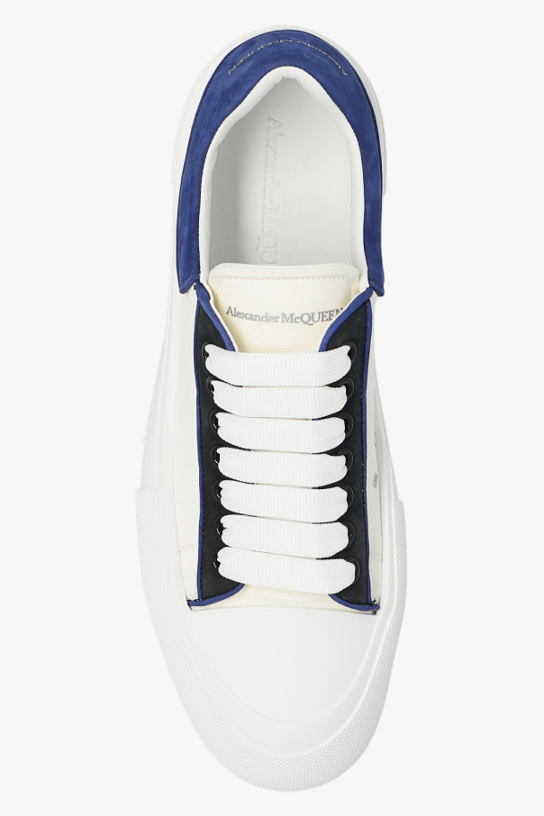 Alexander McQUEEN 813103J161G0935 関税送料込 White Sneakers with logo Alexander McQueen